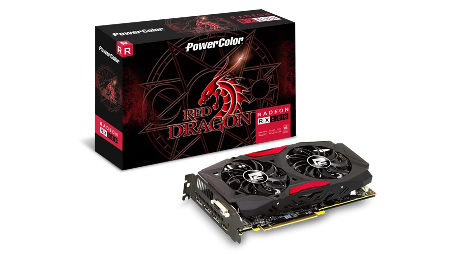 PowerColor Red Dragon Radeon RX 580 4GB GDDR5 (AXRX 580 4GBD5-3DHD/OC)